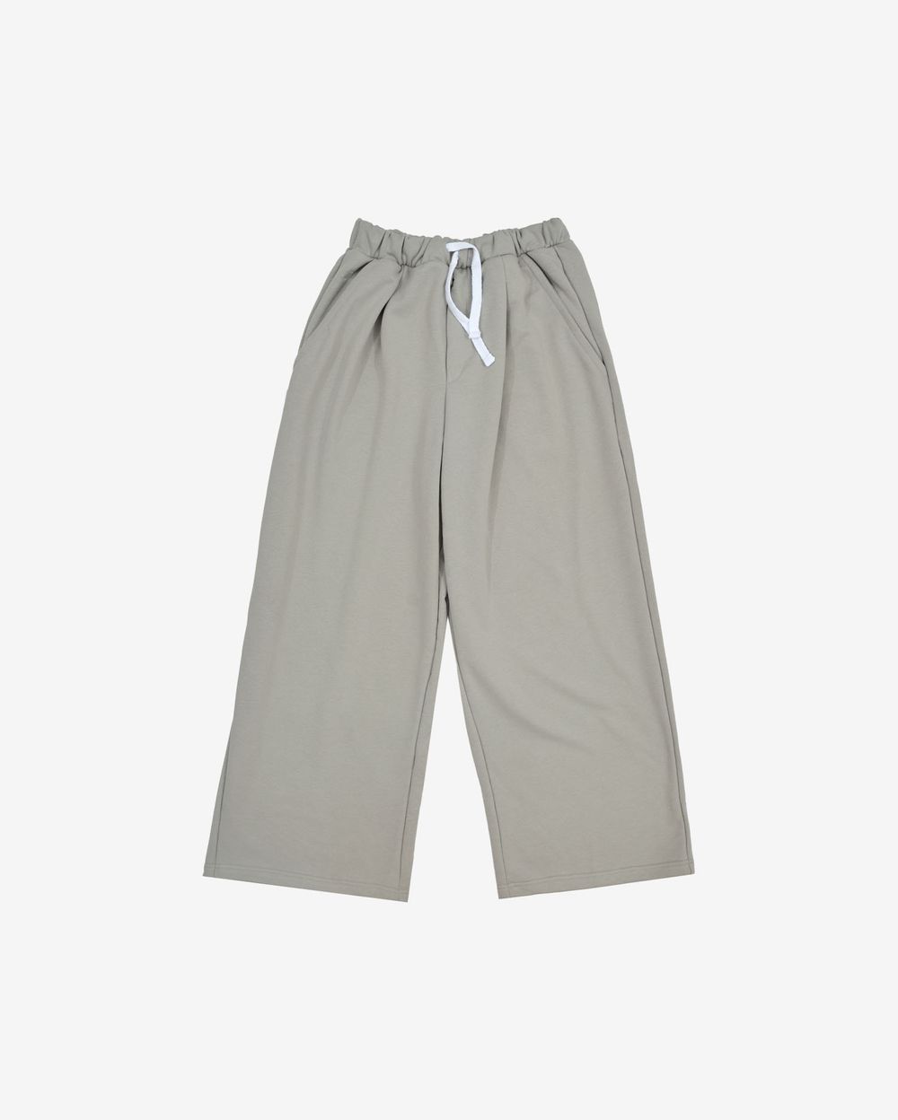 Брюки One Two Baggy Trousers Logo Drizzle серые