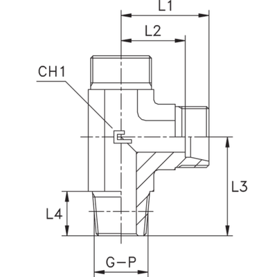 Штуцер FLC DL22 BSPT 3/4 (корпус)