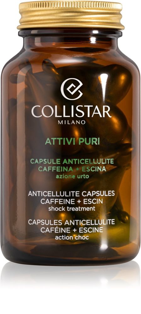 Collistar Attivi Puri Anticellulite Caffeine+Escin Кофеиновые капсулы против целлюлита