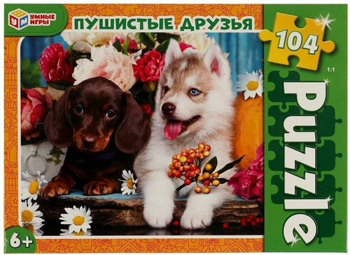 Пазлы Пушистые друзья 104 элемента