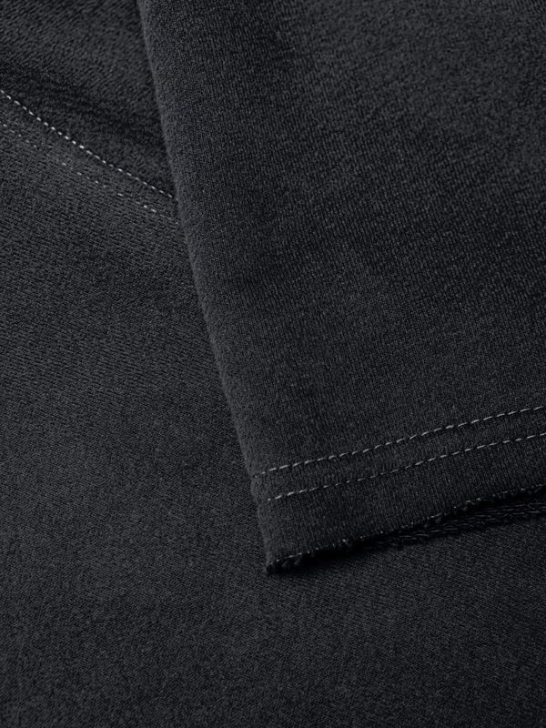 Толстовка Crew с коротким рукавом темно-серая - фото 6