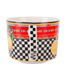 Чайная пара "Sicilia Limone" v=220 мл (фарфор) (подарочная упаковка)