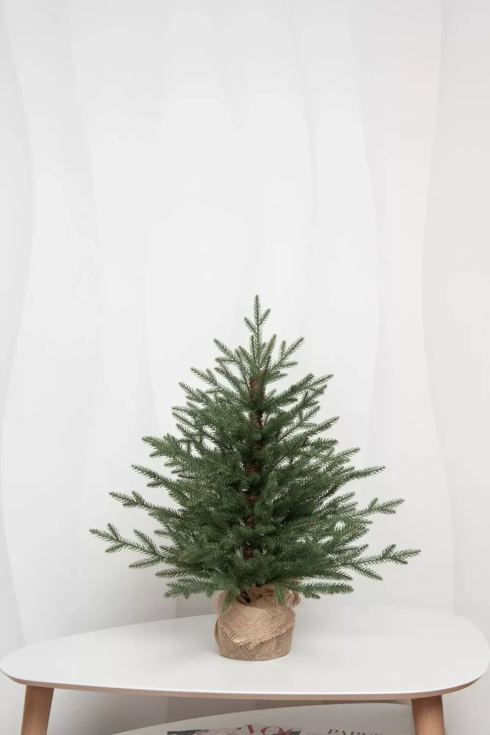 Настольная елка искусственная "Петроградская" (литая хвоя) высота 60 см / 90 см