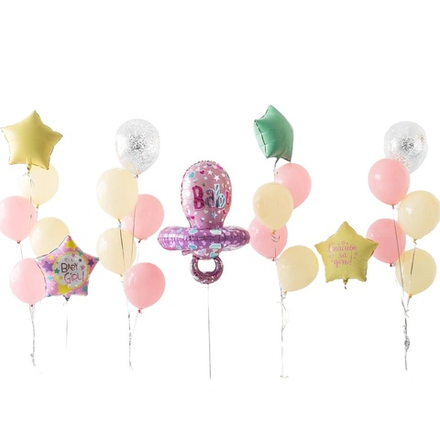 Воздушный сет на выписку девочки