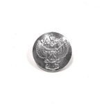 Пуговица серебро 22 мм Орел Царская без ободка