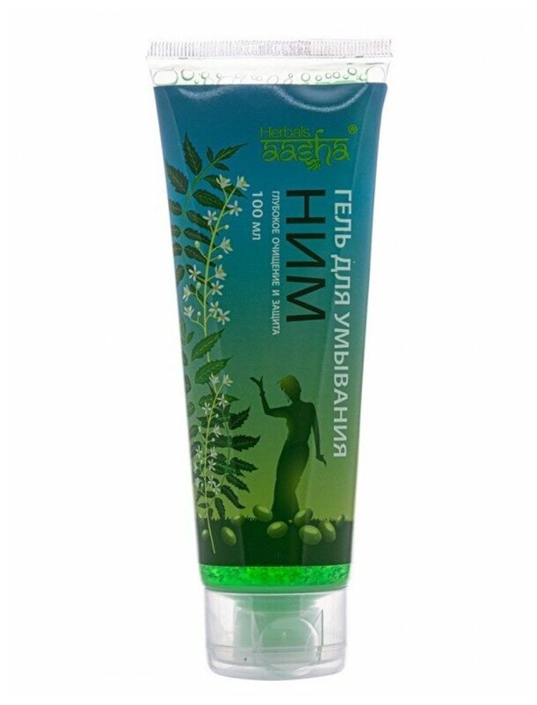 Aasha Herbals Гель для умывания Ним, 100 мл