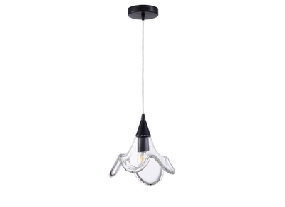 Подвес,  1хЕ27 40Вт,  плафон стеклянный,  прозрачный