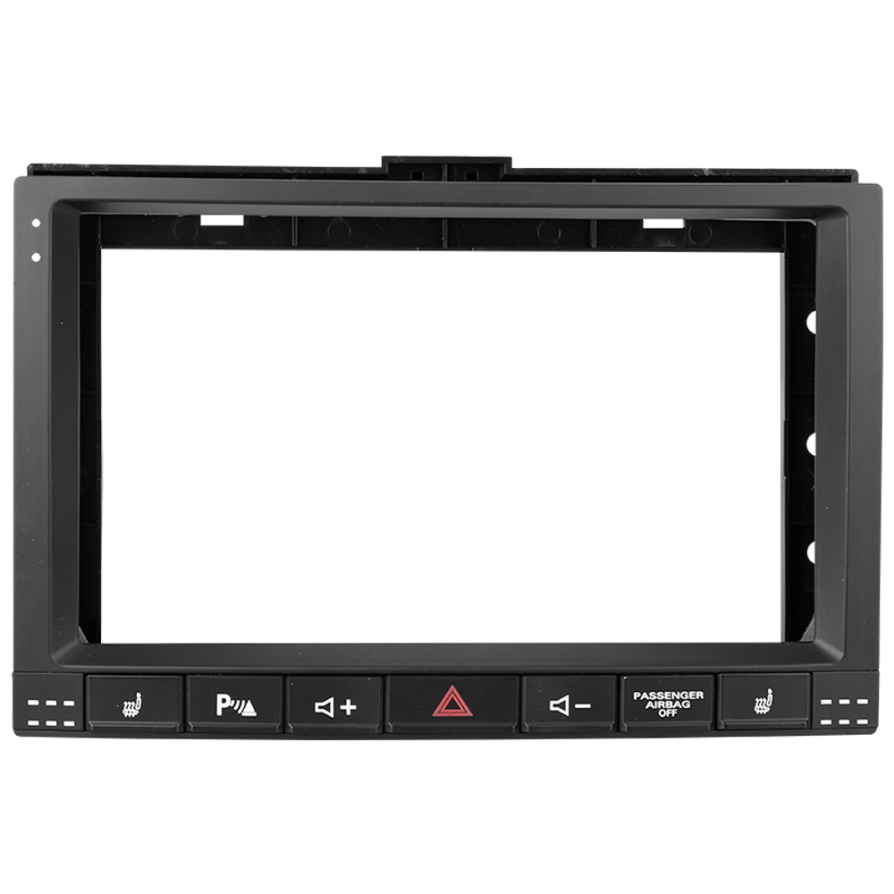 Комплект рамки с разъёмами 9" VW Touareg 2002-2010 с кнопками - Car-Smart 7081F2