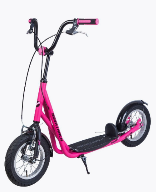 Самокат для детей Novatrack STAMP N1, крылья дропаут, розовый #126226 12STAMPN1.PN8