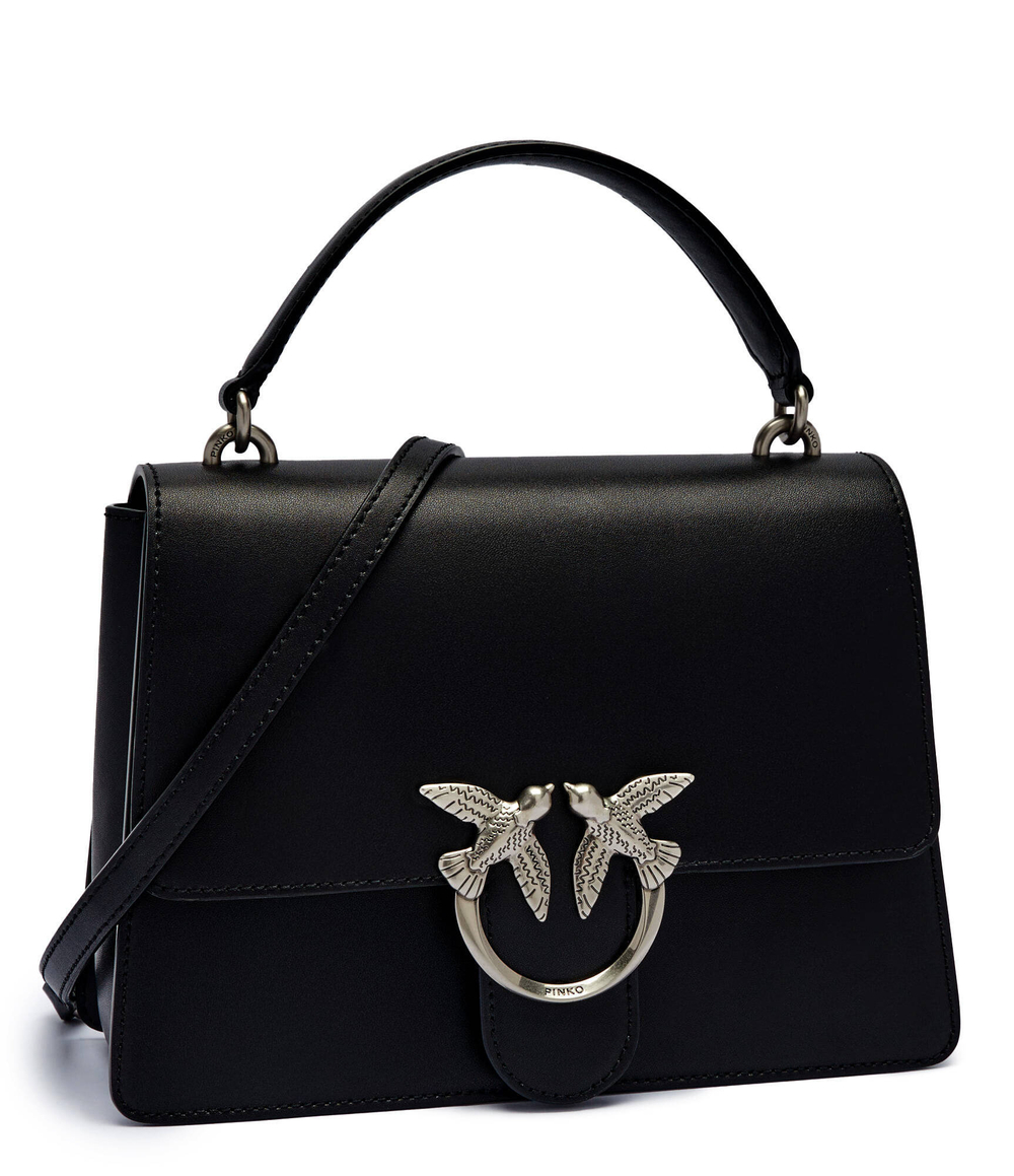 Кожаная сумка-трапеция LOVE ONE Pinko - черный(100066 A0F1)