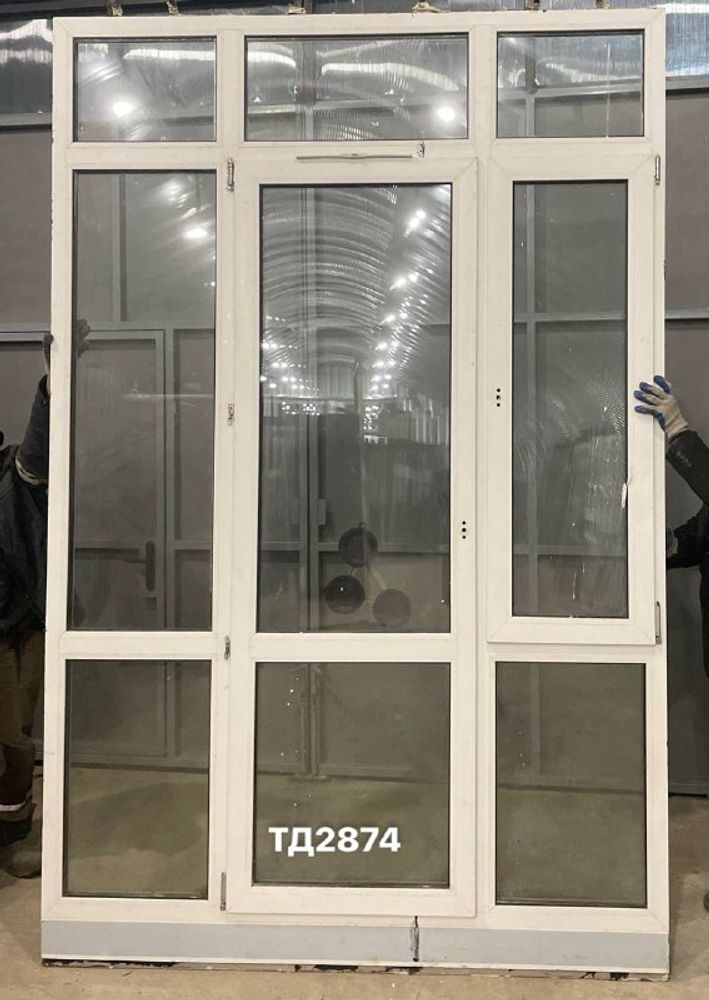 Дверь Пластиковая Б/У 269(в) х 184(ш) (Балконный блок)