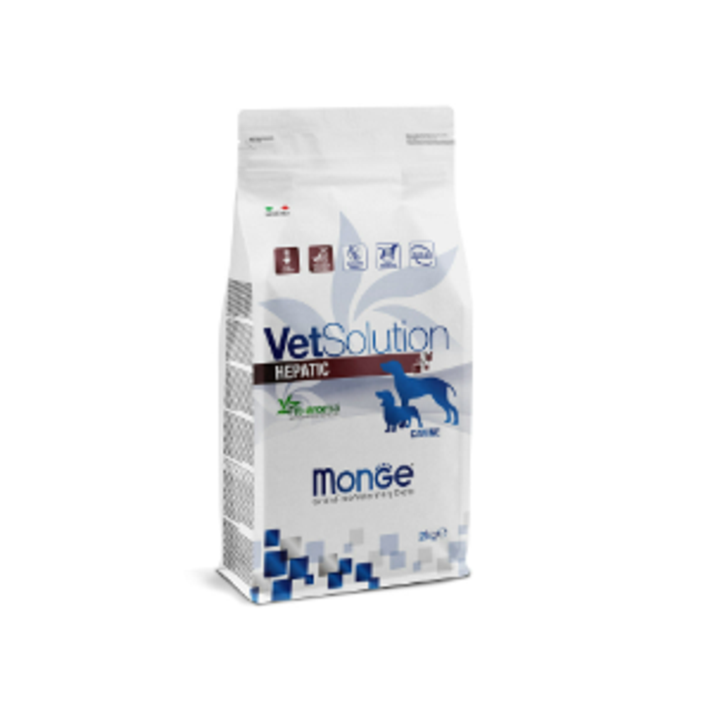 Сухой корм диетический для собак при заболеваниях печени Monge VetSolution Dog Hepatic Гепатик 2кг