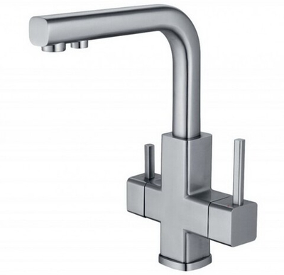 Комбинированный смеситель с подключением к фильтру - DAMAS ZorG INOX SZR-1126