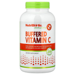 NutriBiotic, Immunity, буферизованный витамин C с кальцием, магнием, калием и цинком, 250 капсул без глютена