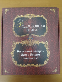 Семейная книга "Изысканная" в оплетке в обложке из натуральной кожи