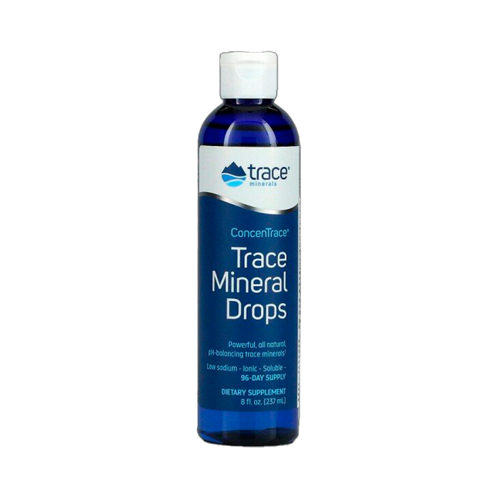 Микроэлементы в каплях ConcenTrace, Trace Mineral Drops, Trace Minerals, 237 ml