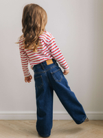 Джинсы широкие, Синий