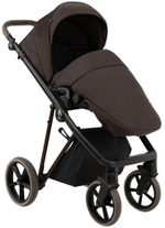 Детская коляска Roan Sol Vintage Luxury 2.0 3 в 1 с автокреслом Tutis Elo Lux EduSky Black VIN 04/TC Turkish Coffe/Bronze/руч.Cappuccino