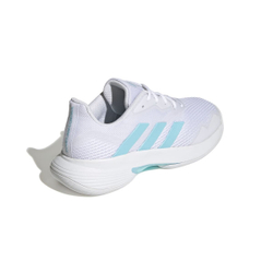 Женские Кроссовки теннисные Adidas CourtJam Control W Carpet - cloud white/bliss blue/cloud white