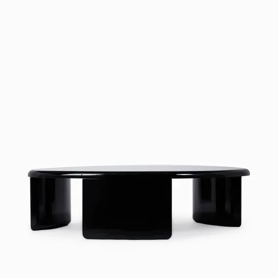 Кофейный стол Drew 119х108 см, черный глянец