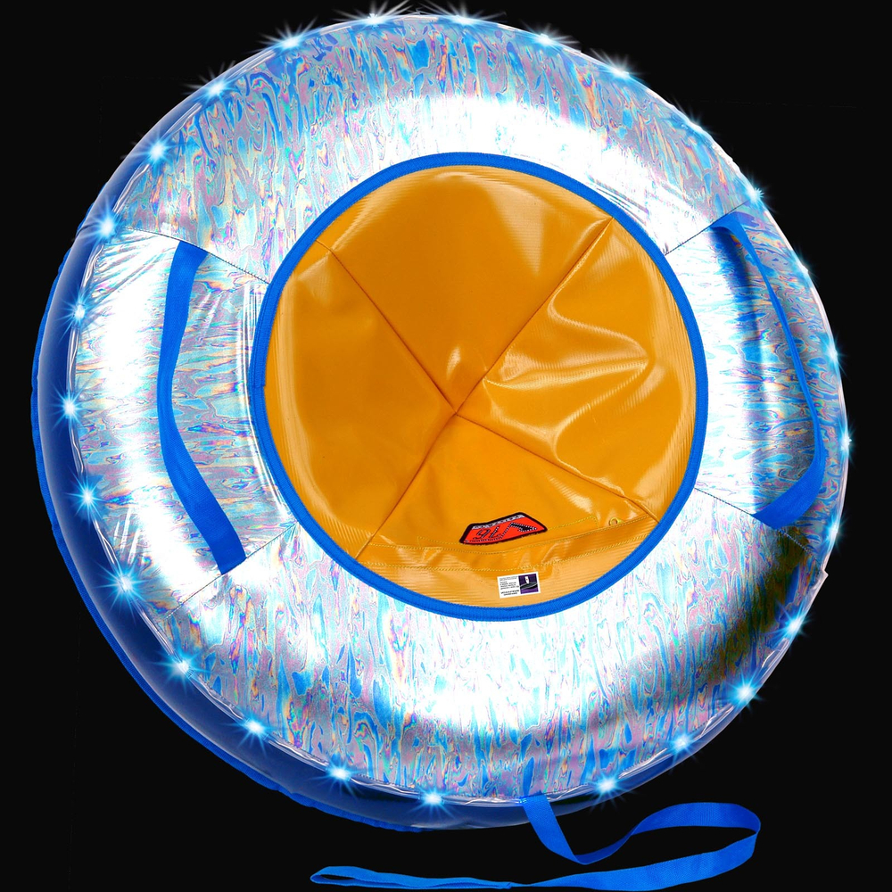 Сноутьюб V76 "LIGHT YELLOW оптимальный с сиденьем " 85 см