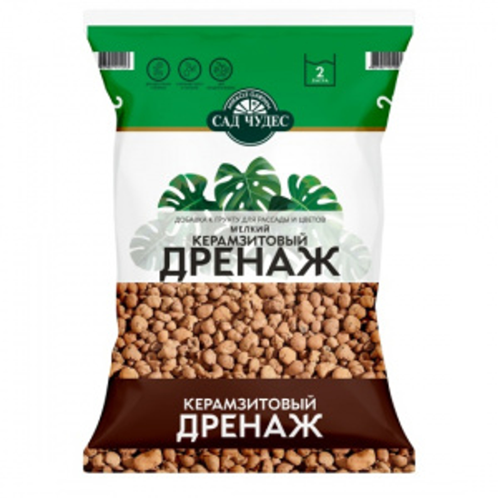 Дренаж Керамзитовый Крупный 2л САД ЧУДЕС (10) (700)