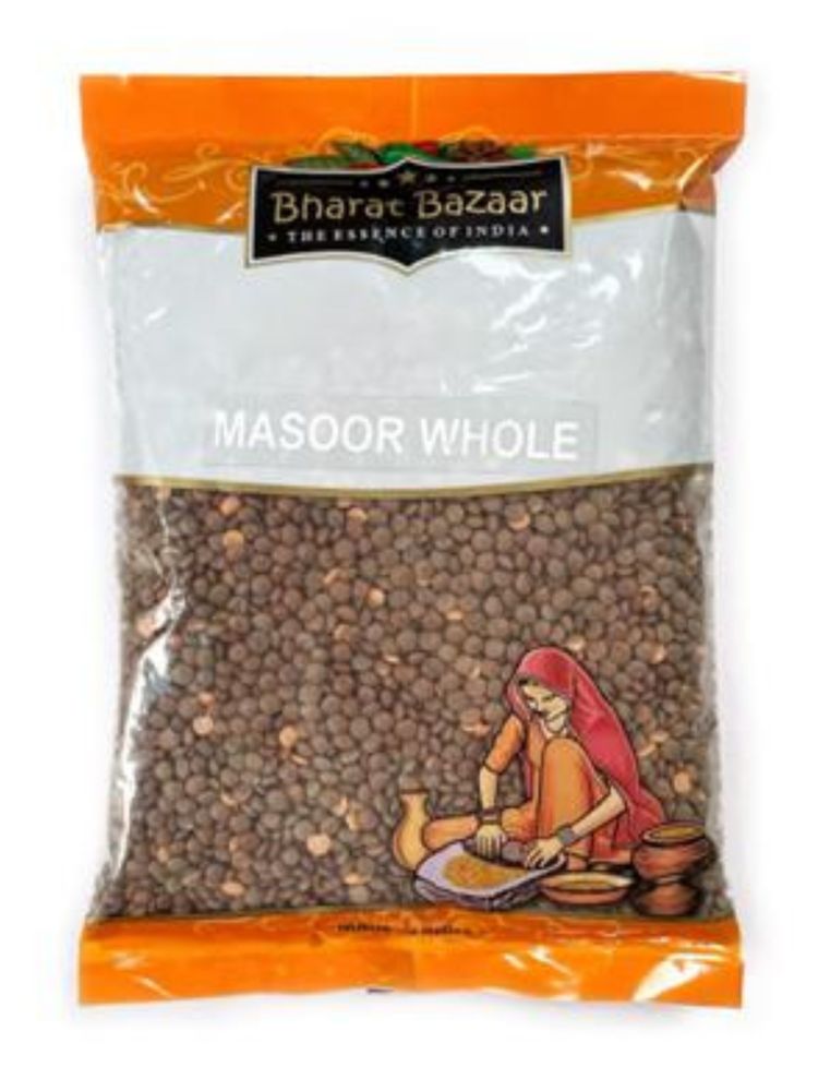 Bharat Bazaar Masoor Whole Чечевица красная целая 500 г 2 шт