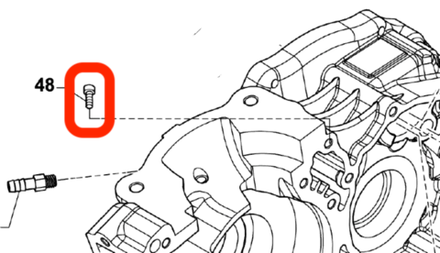 Болт картера TM KZ R3 6X10