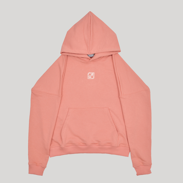 Hoodie LOGO Coral Haze