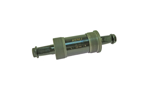 Каретка TRIX стальная, под стакан 68мм, квадратный вал, 122мм х1,37"х24, черная