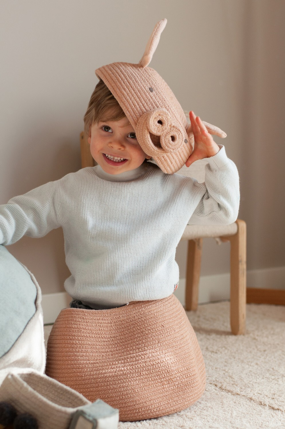 Корзина Lorena Canals Peggy The Pig (32 x 30Ø см)