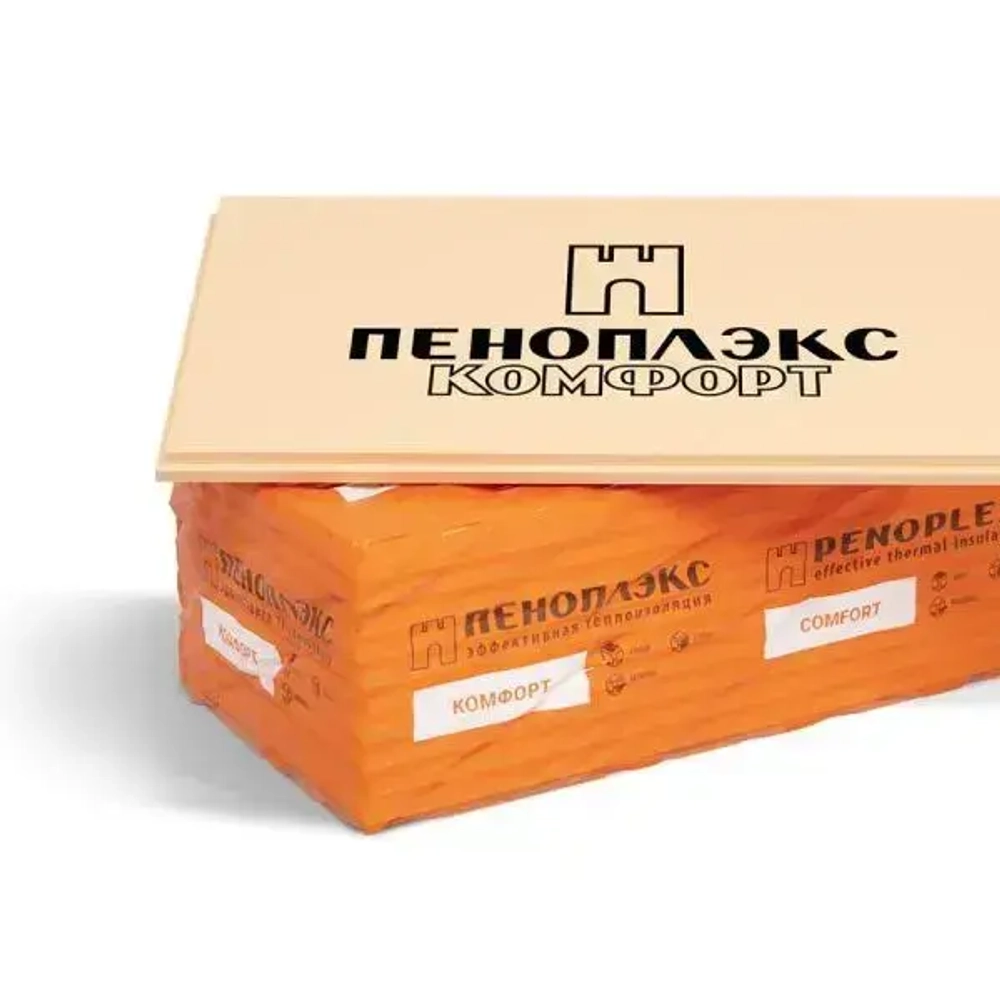 1 шт. Экструзионный пенополистирол XPS ПЕНОПЛЭКС КОМФОРТ 1185х585х30 мм