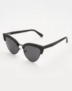 Очки солнцезащитные Spunky Marta 7 Black wood. dark grey lens
