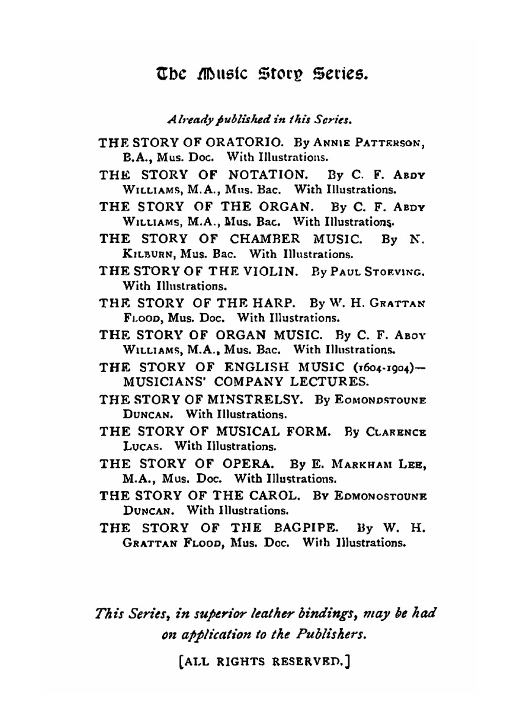 The story of the flute | Fitzgibbon H. Macaulay