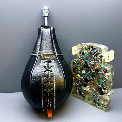 Груша в сборе кожаная Junior (чёрная)