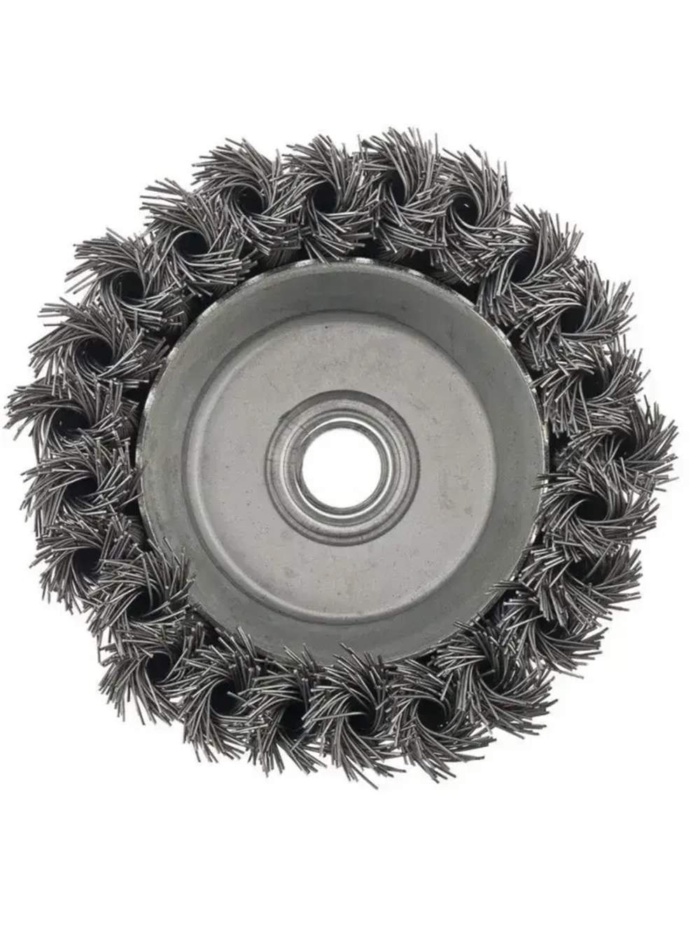 Набор щеток металлических для УШМ 100мм жёсткая+мягкая 2шт