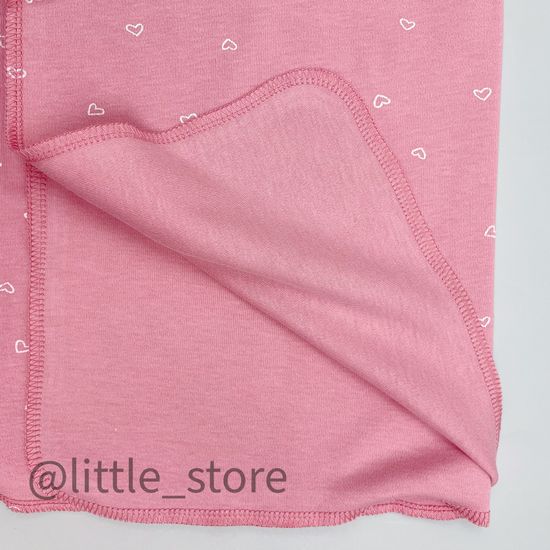 Пеленка хлопковая "Кошечки и цветочки" розовый зефир