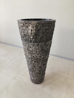 Раковина напольная из мрамора Pedestal Grey Marmo MN-65940 40х40х90 из натурального камня