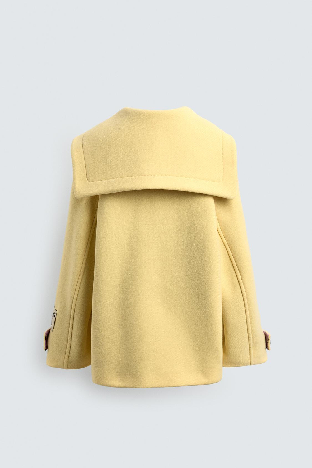 ZARA X DISNEY ПАЛЬТО С МОРСКИМ ВОРОТНИКОМ, ЖЕЛТЫЙ