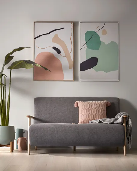 Картина Xooc 60x90 см коралловая