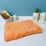 Полотенце махровое 70*120см «Comfort» цвет персиковый 05-018, плотность 300гр/м2 TJ, с петелькой-подвесом