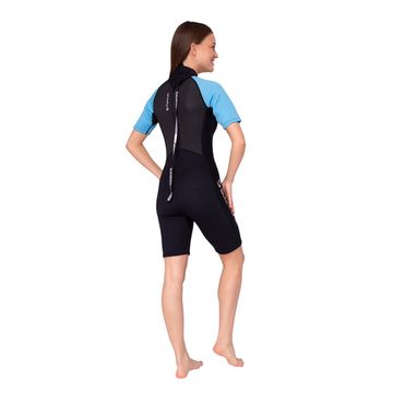 Гидрокостюм Scorpena Hawaii Shorty женский небесно-голубой