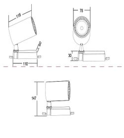 Светильник на штанге Maytoni Vuoro TR029-3-10W3K-W