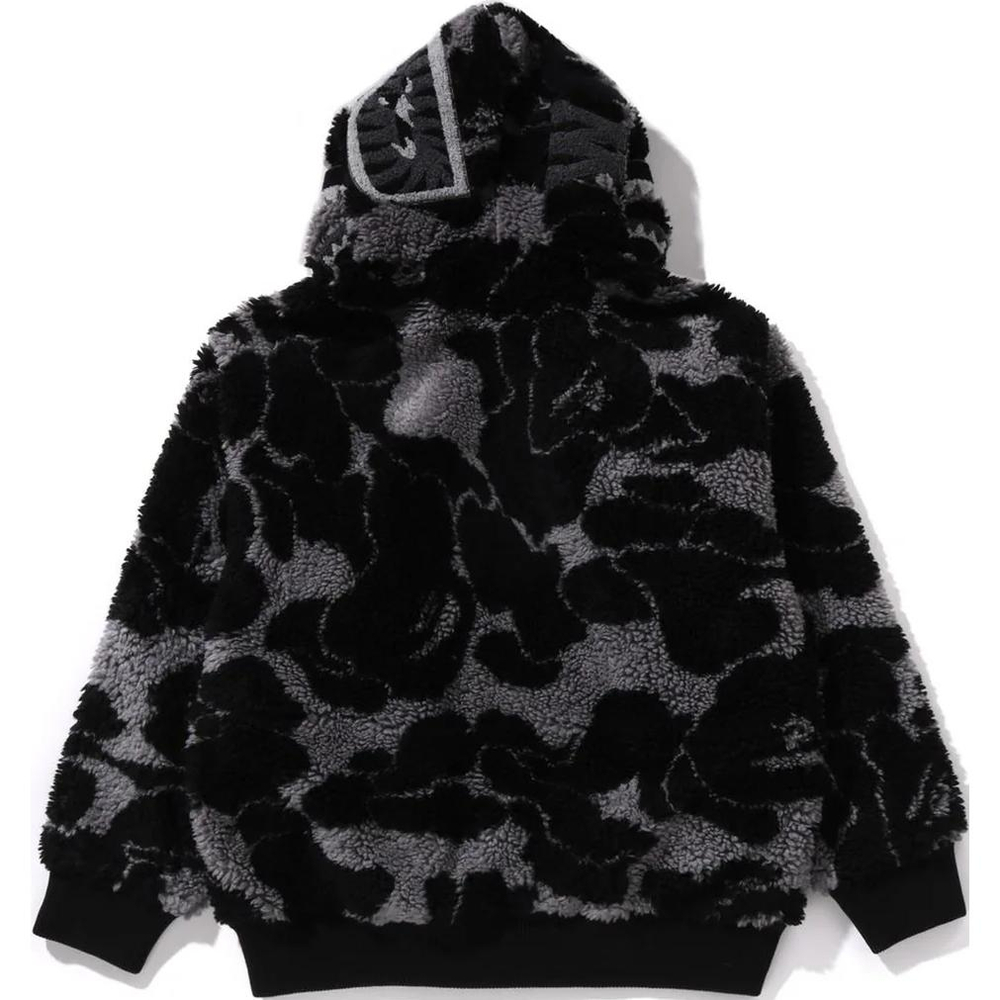 A Bathing Ape Abc Camo Boa Shark Relaxed Fit Худи черный
