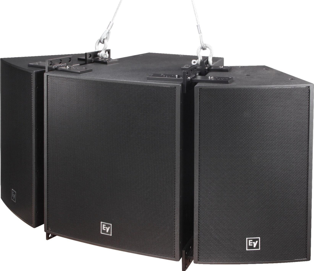 Electro-Voice EVF-1122D/94-BLK двухполосная акустическая система, 12'/3', 8Ом, 600/2400Вт, 90x40, цвет черный, покрытие EVCOAT