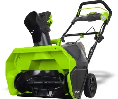 Снегоуборщик GREENWORKS GD40SB, аккумуляторный, 4Ач