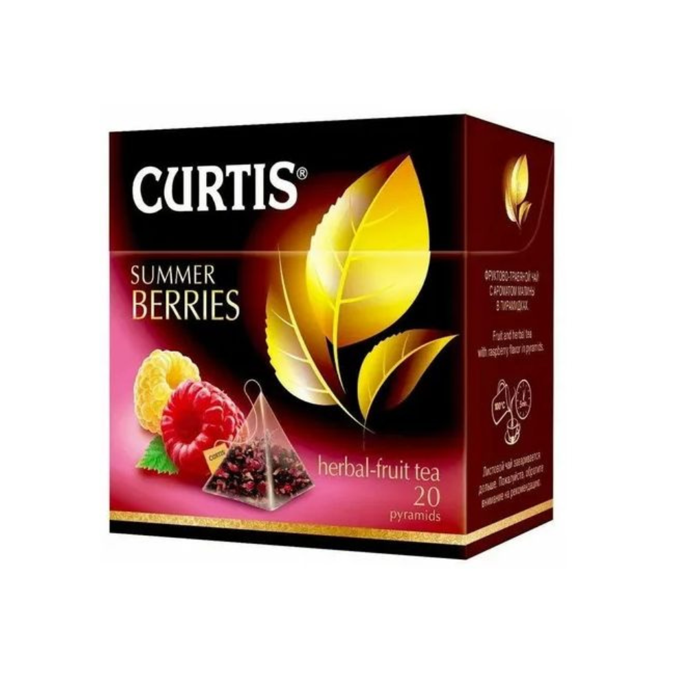 Чай черный Curtis Summer Berries в пирамидках 20 пакетиков