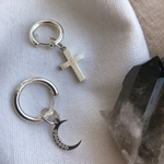 Подвеска для серьги CROSS серебро