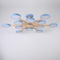 Люстра на штанге Imperiumloft TURNA Blue TURNA-B01