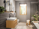 Смеситель для раковины Hansgrohe Rebris E 72576670 черный матовый